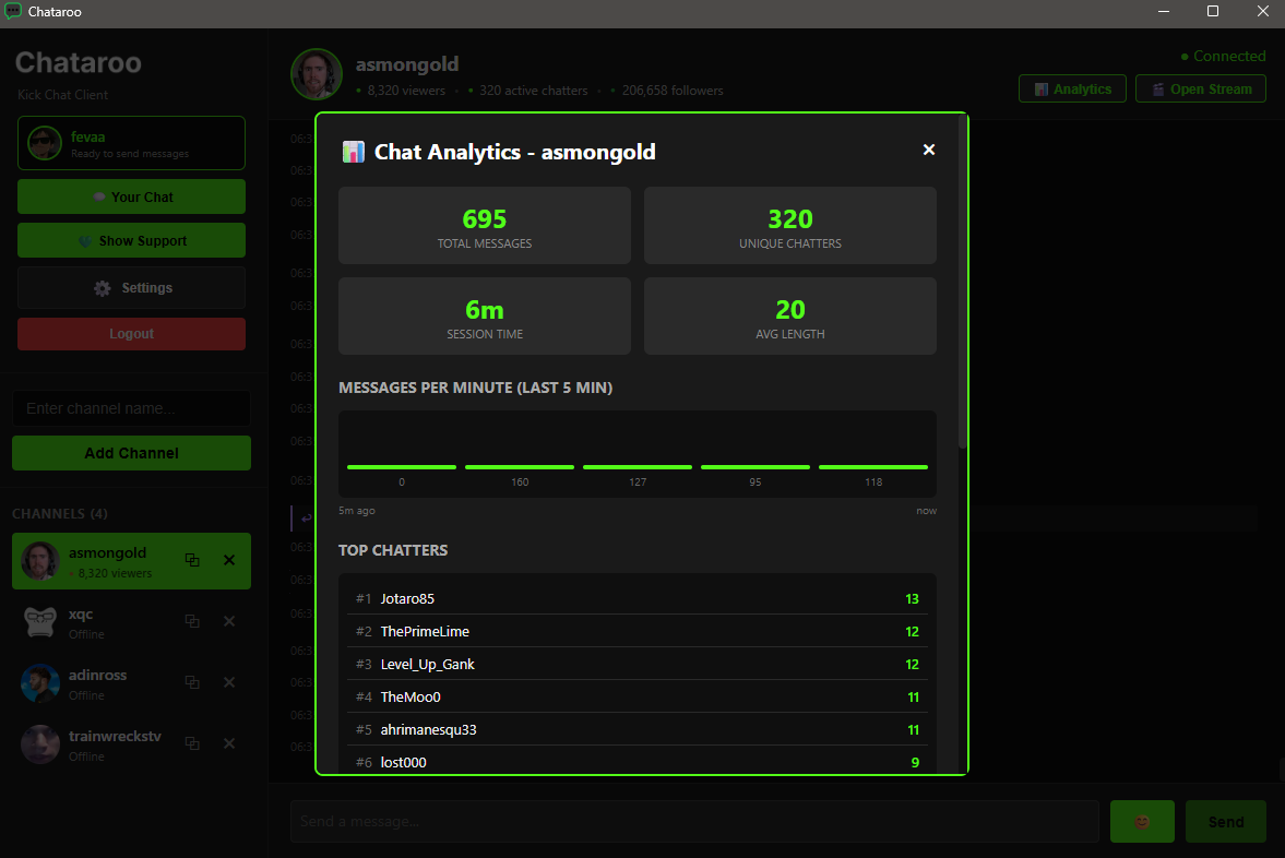 Screenshot 4: Emotes Picker